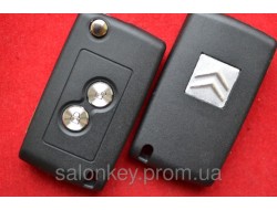 Выкидной ключ Citroen 2 кнопки для переделки с лезвием SX9