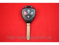 Ключ Toyota Camry корпус 4 кнопки Лезвие Toy43 NEW