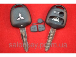 Корпус ключа Mitsubishi Outlander, Lancer, 3 кнопки Лезвие MIT11R