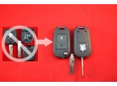 Ключ Peugeot 206 выкидной для переделки с обычного вариант №3
