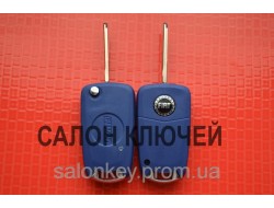 Выкидной ключ Fiat doblo, ducato, scudo, punto, для переделки кнопка сбоку лезвие FI15