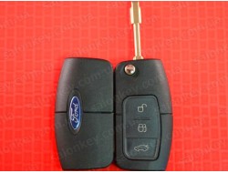 Ключ Ford выкидной 3 кнопки 433MHz чип 4D лезвие FO21