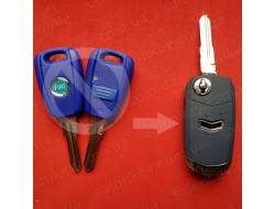 Выкидной ключ Фиат для переделки из обычного ключа