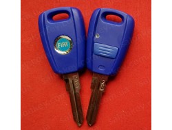 Корпус для ключа Fiat 1 кнопка лезвие GT15 Синий
