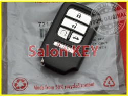 72147-TVA-A21 72147TVAA21 Смарт ключ HONDA (ORIGINAL) Driver 1 4+1 кнопка