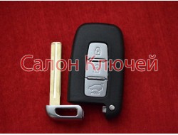 Смарт ключ Hyundai 4 кнопки ID46 PCF7952 433Mhz FSK