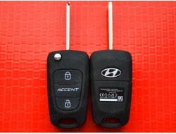 Ключ Hyundai Accent выкидной корпус