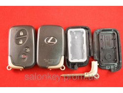 Lexus is250, is300, is350, ls430, ls460, es350, gs450 ключ корпус смарт 4 кнопки