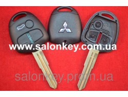 Корпус ключа Mitsubishi outlander, pajero, L200, 3 кнопки Лезвие MIT 8L