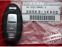 285E3-1KA9D Ключ Nissan Juke, Micra, Leaf, Note, Cube 2010-2019 TWB1G662 285E31KA9D 285E31FE0A 285E3-1FE0A