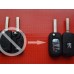 Peugeot 107, 207, 307, 308, 407, 3008 выкидной ключ 3 кнопки с местом под батарейку