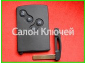 Ключ карта Renault Scenic / Megane / Laguna / Fluence 2009-2016 Remote System No-Handsfree PCF7941/PCF7961