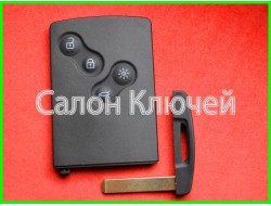 Key card Smart System Renault Megane / Fluence / Scienic / laguna 433MHz FSK PCF7952 
