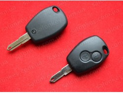 Ключ Renault 2 кнопки лезвие NE73 корпус без электроники