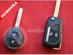 Ключ выкидной Toyota Camry Corolla RAV4 2 кнопки под Original