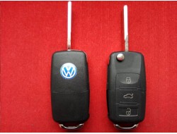 Выкидной корпус ключа Volkswagen на 3 кнопки до 10г