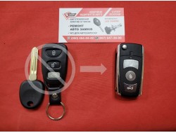 Ключ Hyundai выкидной для переделки 3+1 кнопка